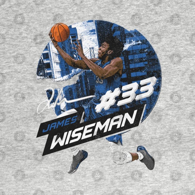 James Wiseman Golden State City Emblem by Buya_Hamkac